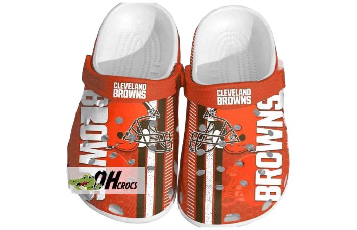 Stay comfy in Cleveland Browns Croc Charms