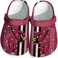 Arizona Cardinals Contrasting Stripes Crocs