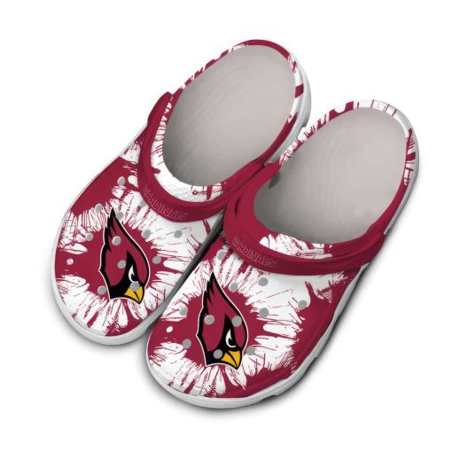 Arizona Cardinals Splatter Graphics Crocs