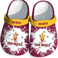 Arizona State Sun Devils Splash Art Crocs