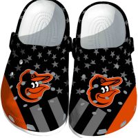 Baltimore Orioles Stellar Stripes Theme Crocs