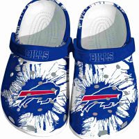 Buffalo Bills Splatter Graphics Crocs