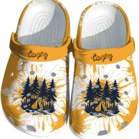 Camping Splatter Graphics Crocs