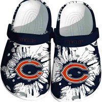Chicago Bears Splatter Graphics Crocs