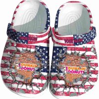 Custom Dunkin Donuts Freedom Splinter Crocs