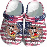 Custom Mickey Mouse Freedom Splinter Crocs