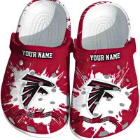 Atlanta Falcons Paint Splatter Graphics Crocs