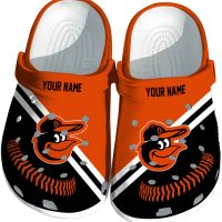 Customized Baltimore Orioles Baseball Motif Crocs