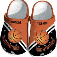 Customized Basketball Baseball Motif Crocs