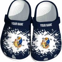 Customized Beauty And The Beast Splatter Background Crocs