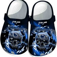 Customized Penn State Nittany Lions Gothic Skull Crocs