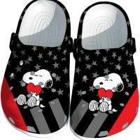 Customized Snoopy Stellar Stripes Theme Crocs