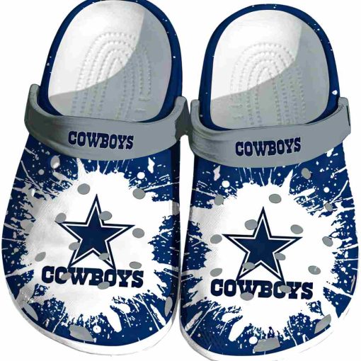 Dallas Cowboys Splash Art Crocs