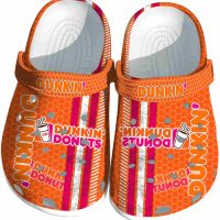 Dunkin Donuts Contrasting Stripes Crocs