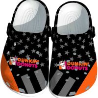 Dunkin Donuts Stellar Stripes Theme Crocs