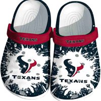 Houston Texans Splash Art Crocs
