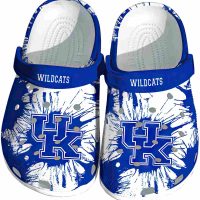 Kentucky Wildcats Splatter Graphics Crocs