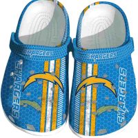Los Angeles Chargers Contrasting Stripes Crocs
