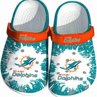 Miami Dolphins Splash Art Crocs