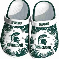 Michigan State Spartans Splash Art Crocs