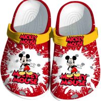 Mickey Mouse Splash Art Crocs