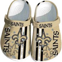New Orleans Saints Contrasting Stripes Crocs