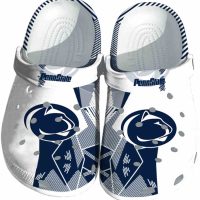 Penn State Nittany Lions Geometric Background Crocs