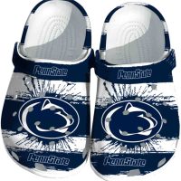 Penn State Nittany Lions Paint Splatter Graphics Crocs