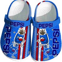 Pepsi Contrasting Stripes Crocs