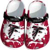 Personalized Atlanta Falcons Splatter Pattern Crocs