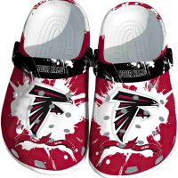 Atlanta Falcons Contrasting Stripes Crocs