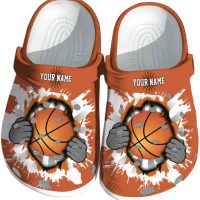 Personalized Basketball Gripping Hand Crocs
