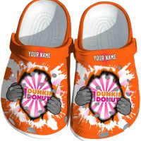 Personalized Dunkin Donuts Gripping Hand Crocs