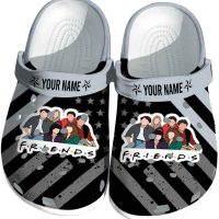 Personalized Friends Star-Spangled Graphic Crocs