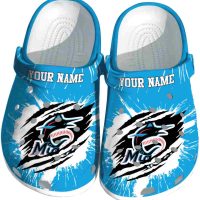 Personalized Miami Marlins Abstract Splash Pattern Crocs
