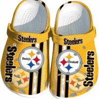 Pittsburgh Steelers Contrasting Stripes Crocs