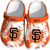 San Francisco Giants Splatter Graphics Crocs