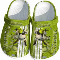 Shrek Contrasting Stripes Crocs