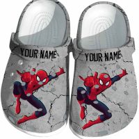 Spiderman Cracked Texture Crocs