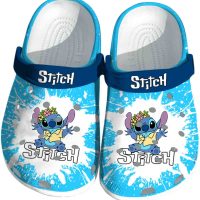 Stitch Splash Art Crocs