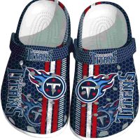 Tennessee Titans Contrasting Stripes Crocs