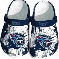 Tennessee Titans Splatter Graphics Crocs