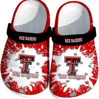 Texas Tech Red Raiders Splash Art Crocs