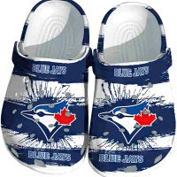 Toronto Blue Jays Paint Splatter Graphics Crocs