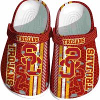 USC Trojans Contrasting Stripes Crocs