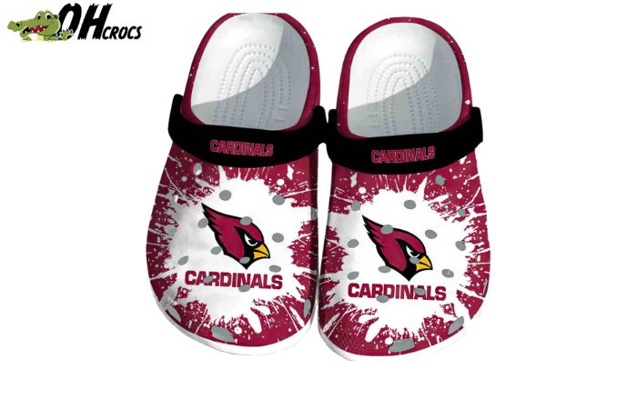 Graphic style with Arizona Cardinals Crocs