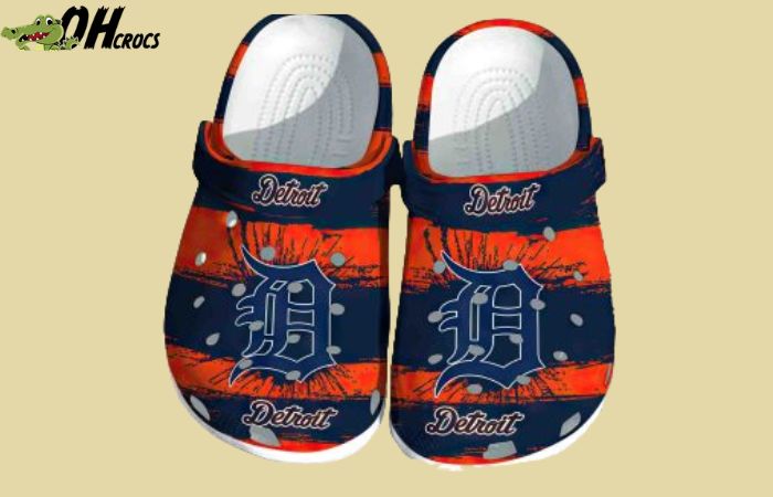 Trendy Detroit Tigers Crocs sneakers